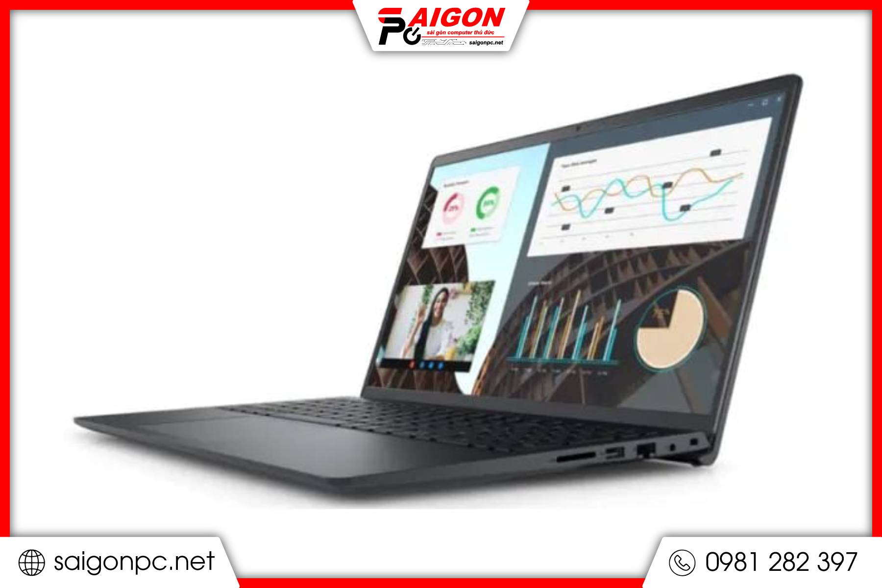 Laptop Dell Vostro 3530 - 15.6" / i5-1334U / 16GB / 512GB